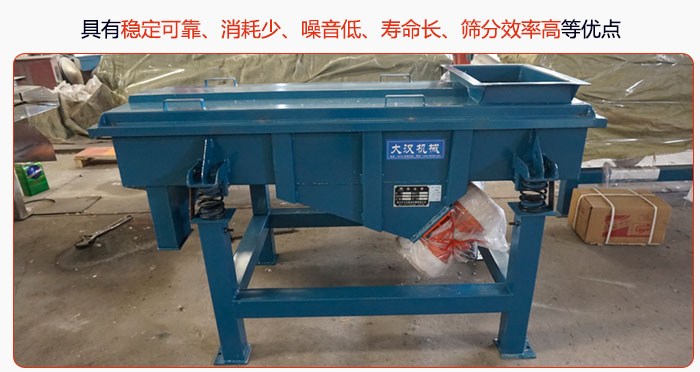 具有穩(wěn)定可靠、消耗少、噪音低、壽命長、振型穩(wěn)、篩分效率高等優(yōu)點
